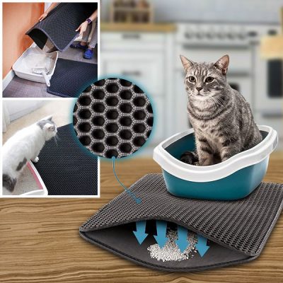 Tapete para areia de gato que prende toda a areia | CATMAT