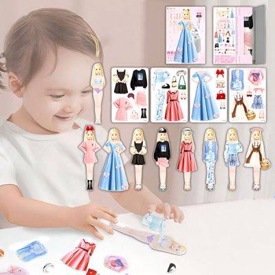 Boneca de vestir magnética | MAGDRESSY