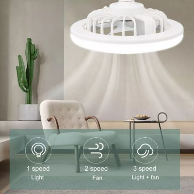 Ventoinha de teto com luz led | FANGLO