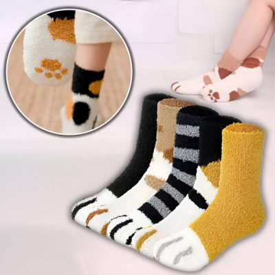 Meias com patas de gato (3 unid.) | GATOSOCKS
