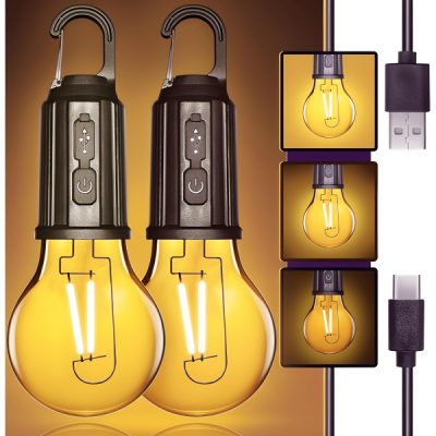 Lâmpadas recarregáveis sem fios (Conjunto de 2, até 8 horas) | LUMINKA